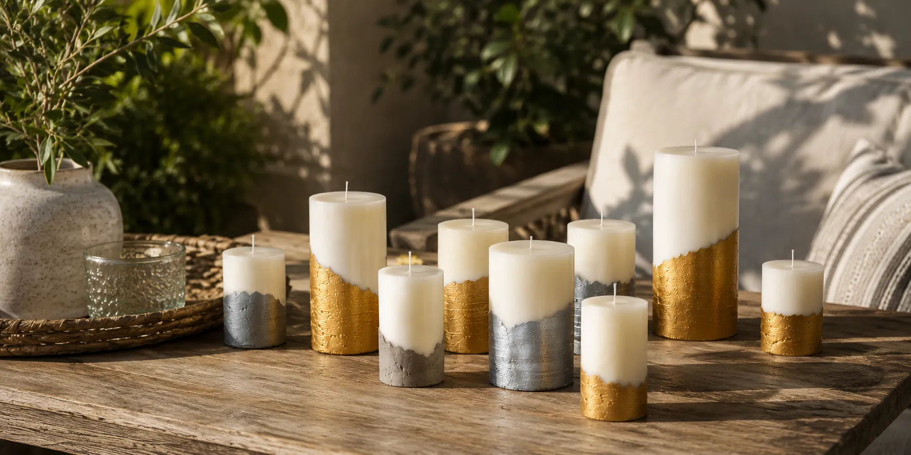 Velas de hormigón para tu casa: ideas para decorar cada rincón con estilo