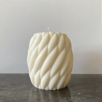 Ensueño — Vela de Soya Aromática Trenzada Grande