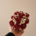 Rosas- Ramo Bouquet Flores de Velas Aromáticas 10 uds