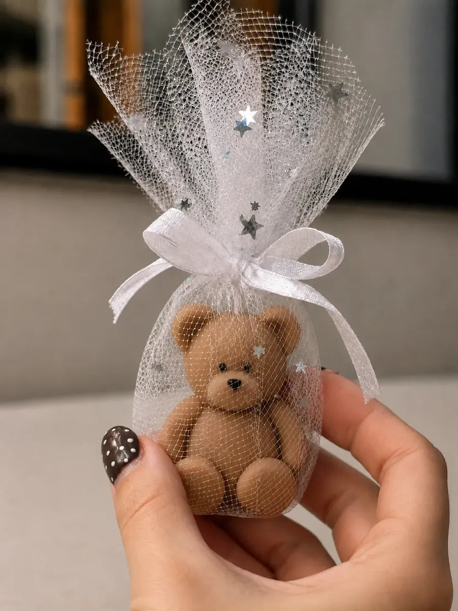 Mini Osito — Vela de Soya Aromática para Baby Shower