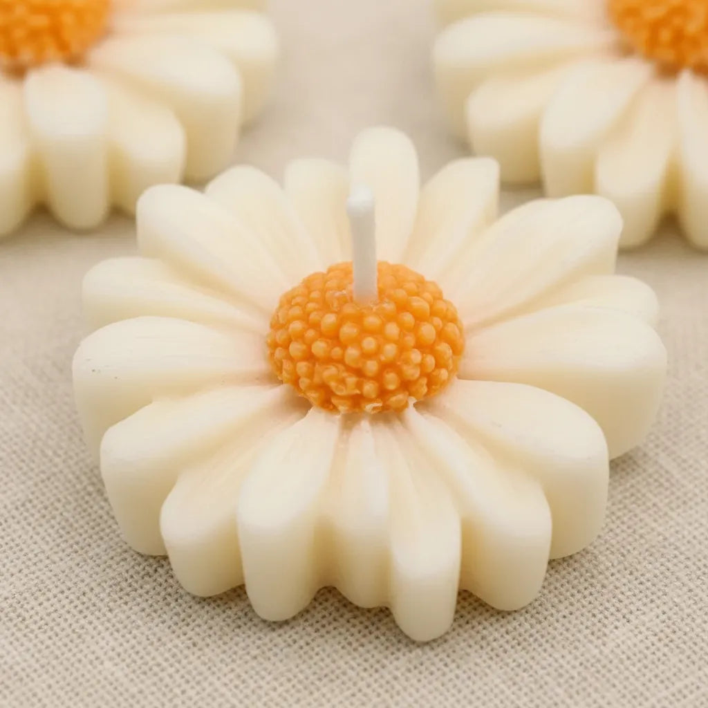 Colección Margarita — Velas de Soya Aromáticas 6 uds