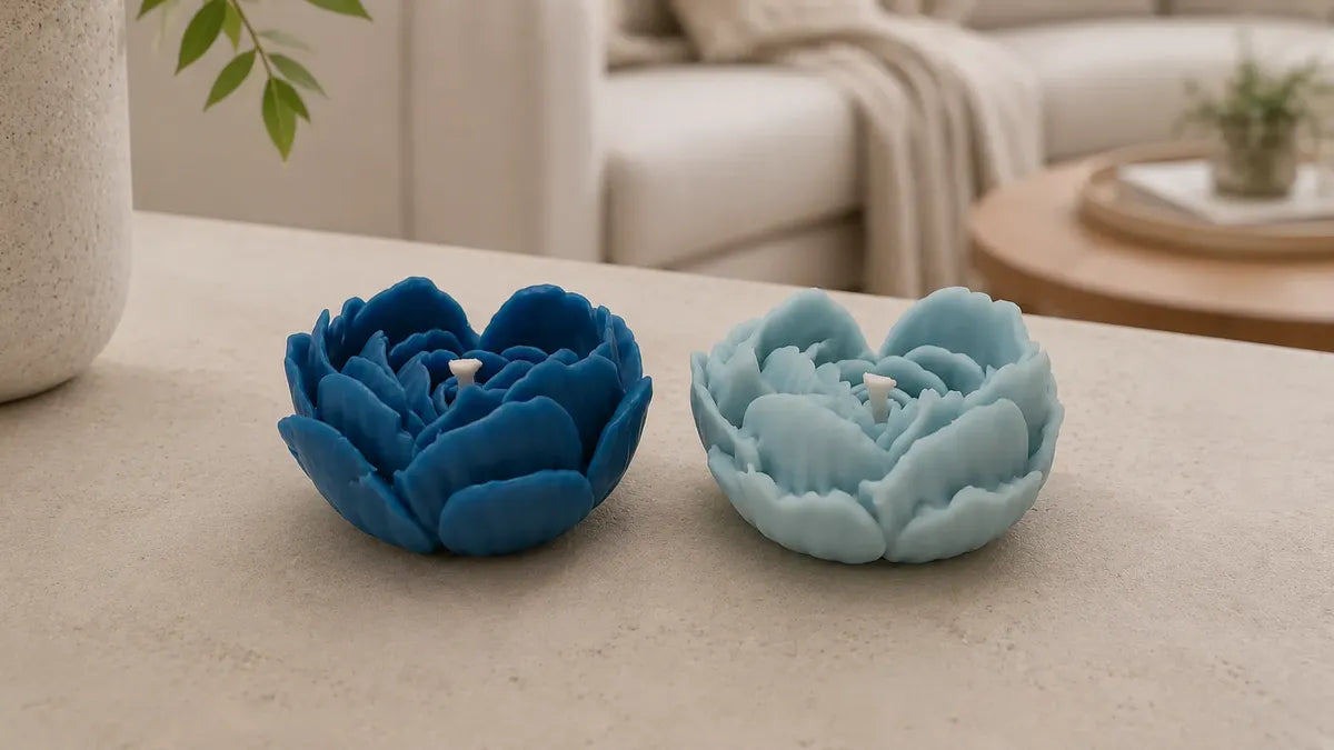 Dúo Amor — Velas de Soya Aromáticas · 2 velas