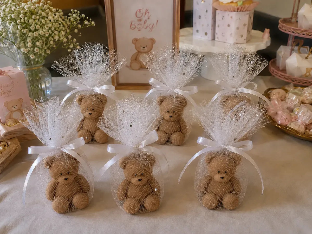 Mini Osito — Vela de Soya Aromática para Baby Shower