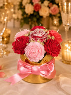 Peonías — Arreglo Bouquet Ramo de Velas de Soya Aromáticas · 7 velas
