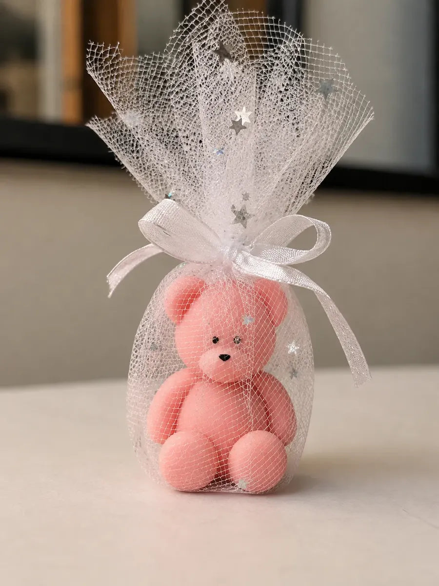 Mini Osito — Vela de Soya Aromática para Baby Shower