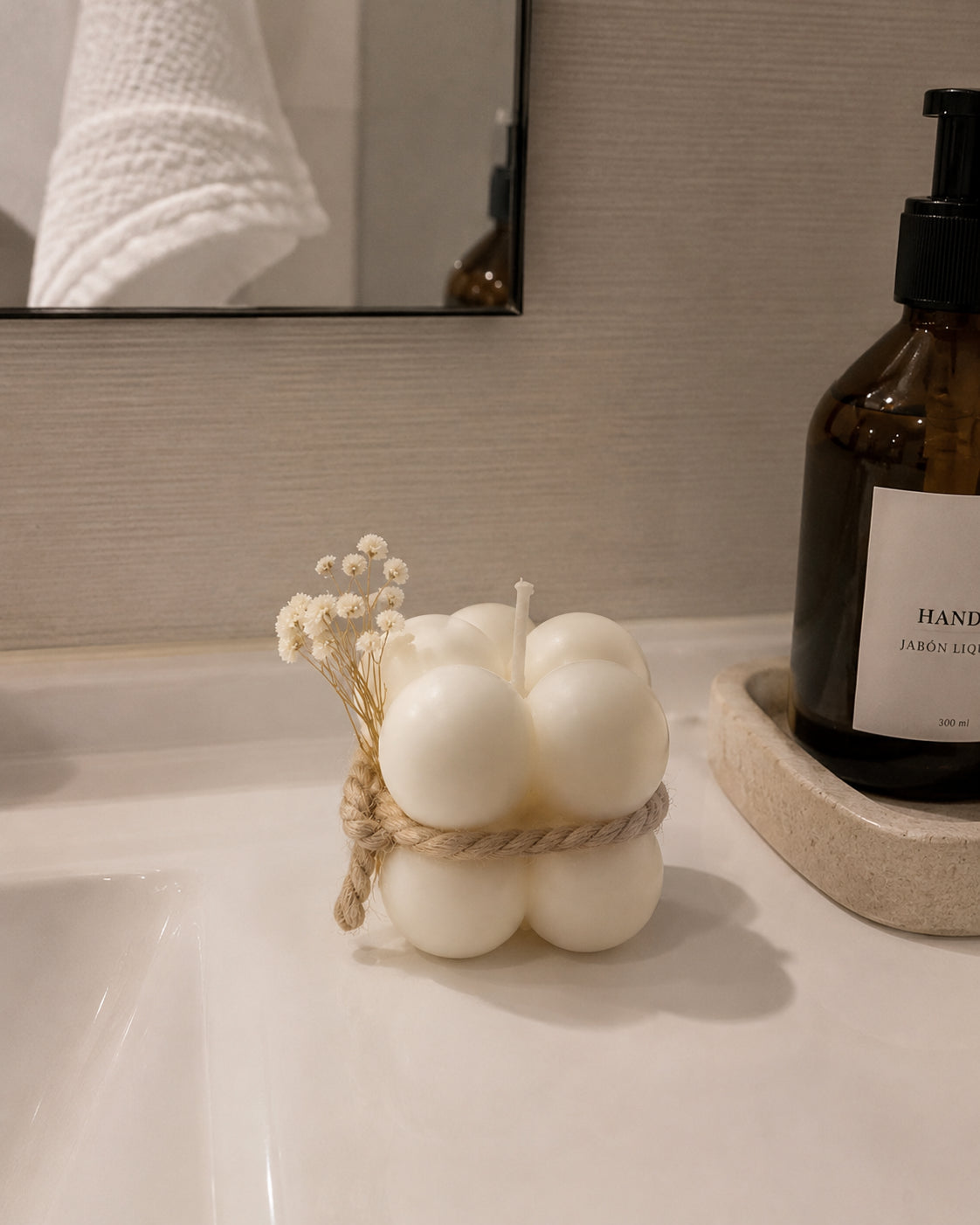 Colección Bubble — Velas de Soya Aromáticas · 6 velas