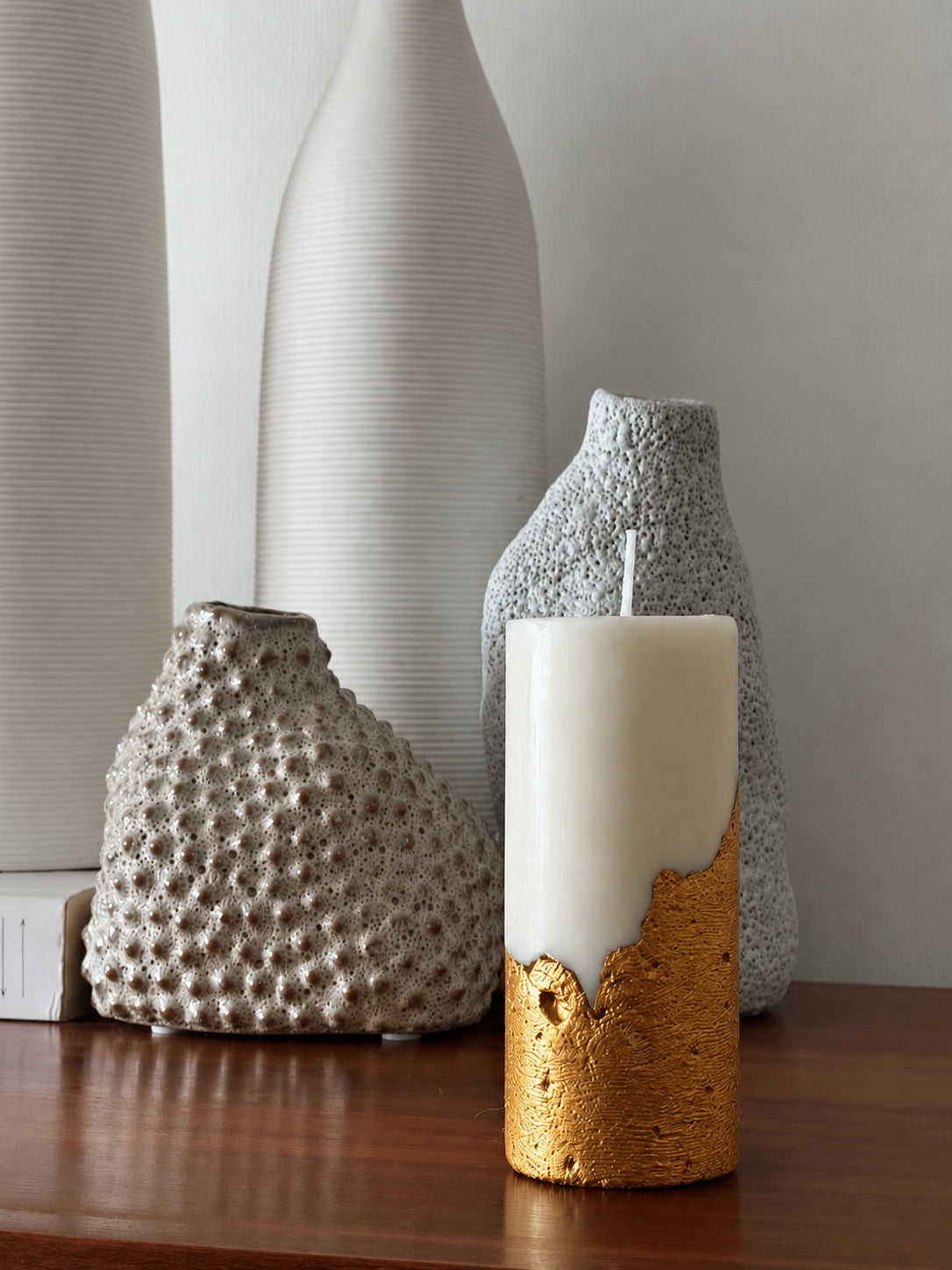 Hormigón Dorado — Vela de Soya