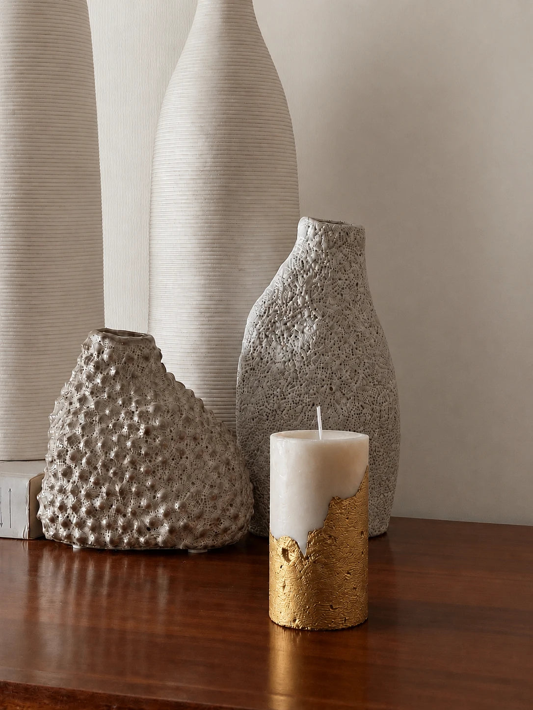 Hormigón Dorado — Vela de Soya