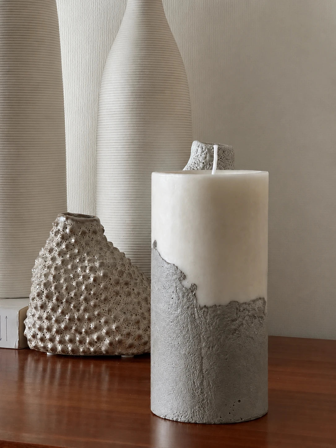Hormigón Acabado Natural — Vela de Soya