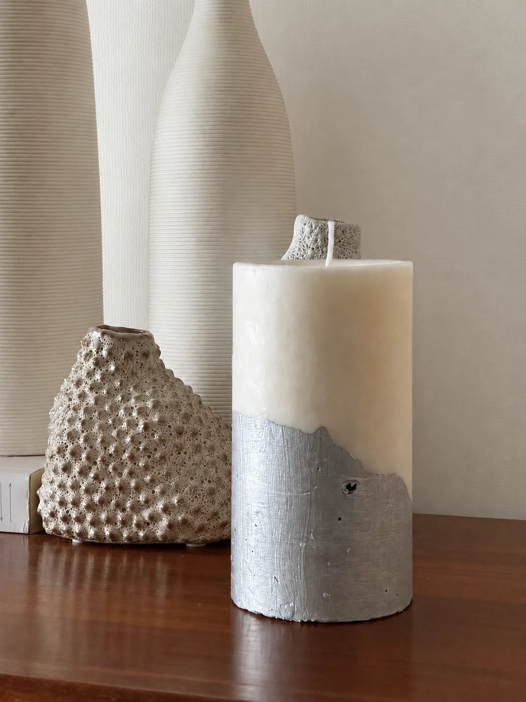 Hormigón Plateado — Vela de Soya