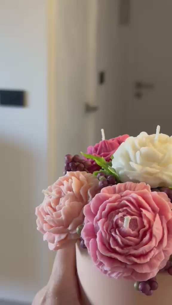Silvia — Ramo de Velas de Soya Aromáticas